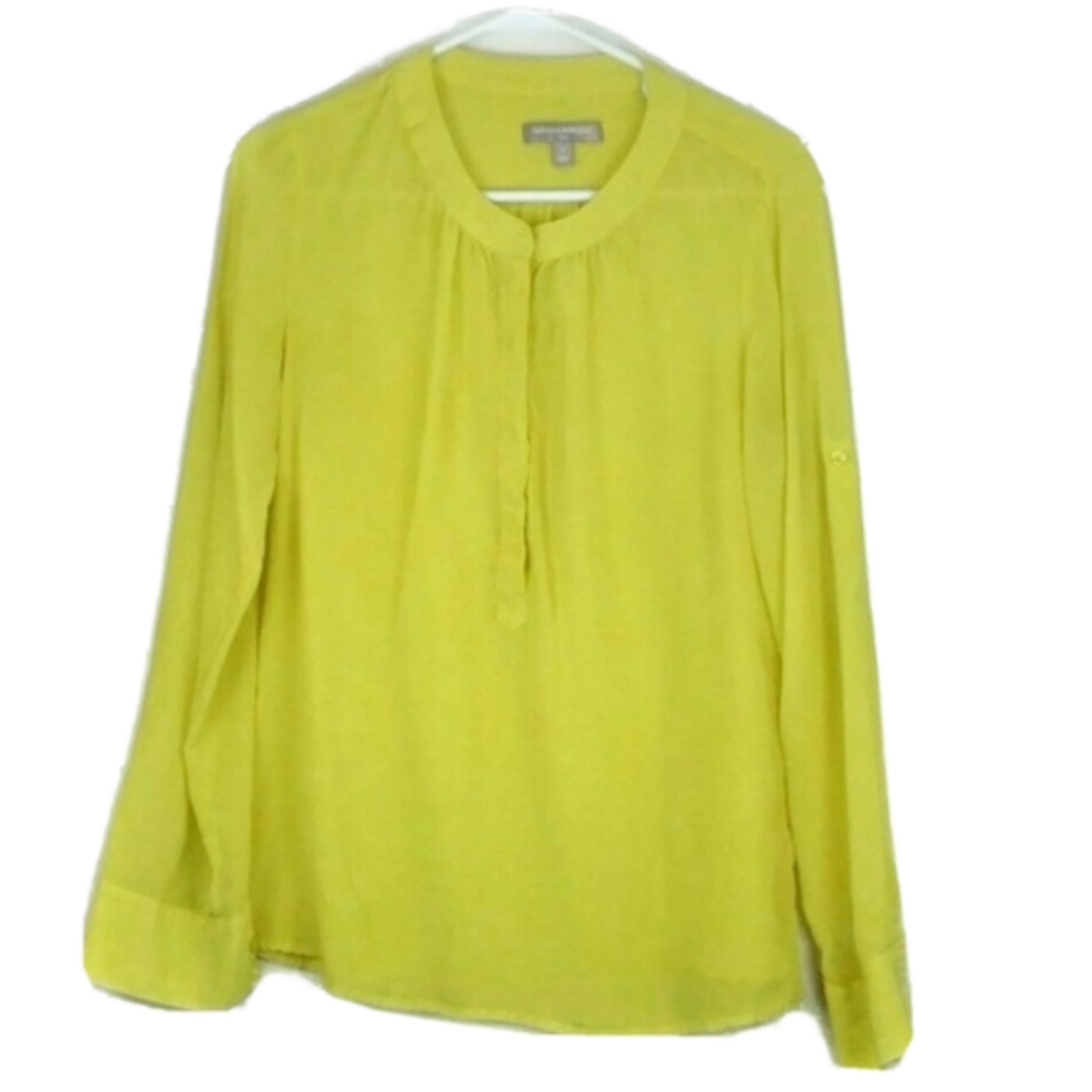 Banana Republic Silk Popover Blouse Size Small